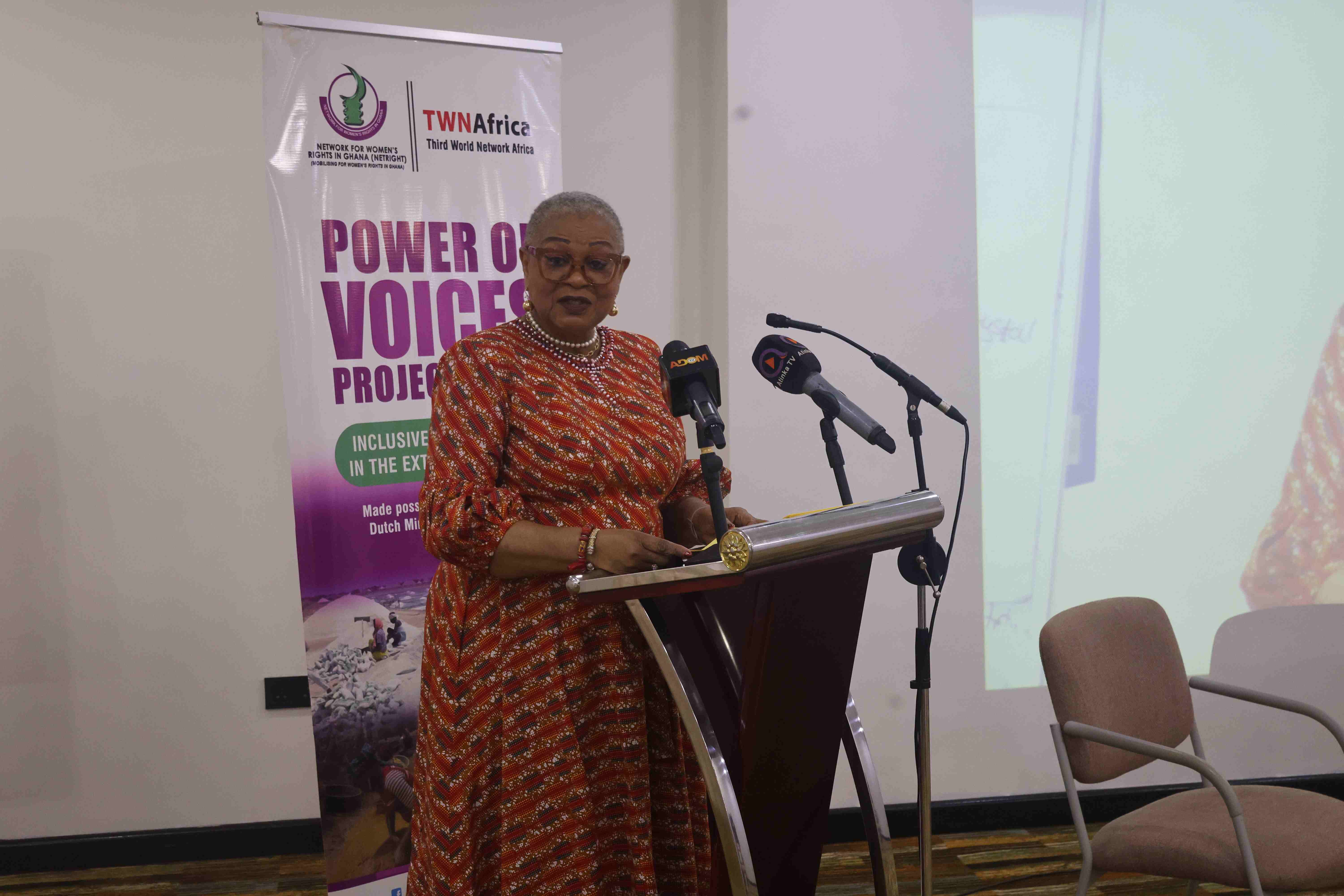 Dr. Aryee giving keynote speach