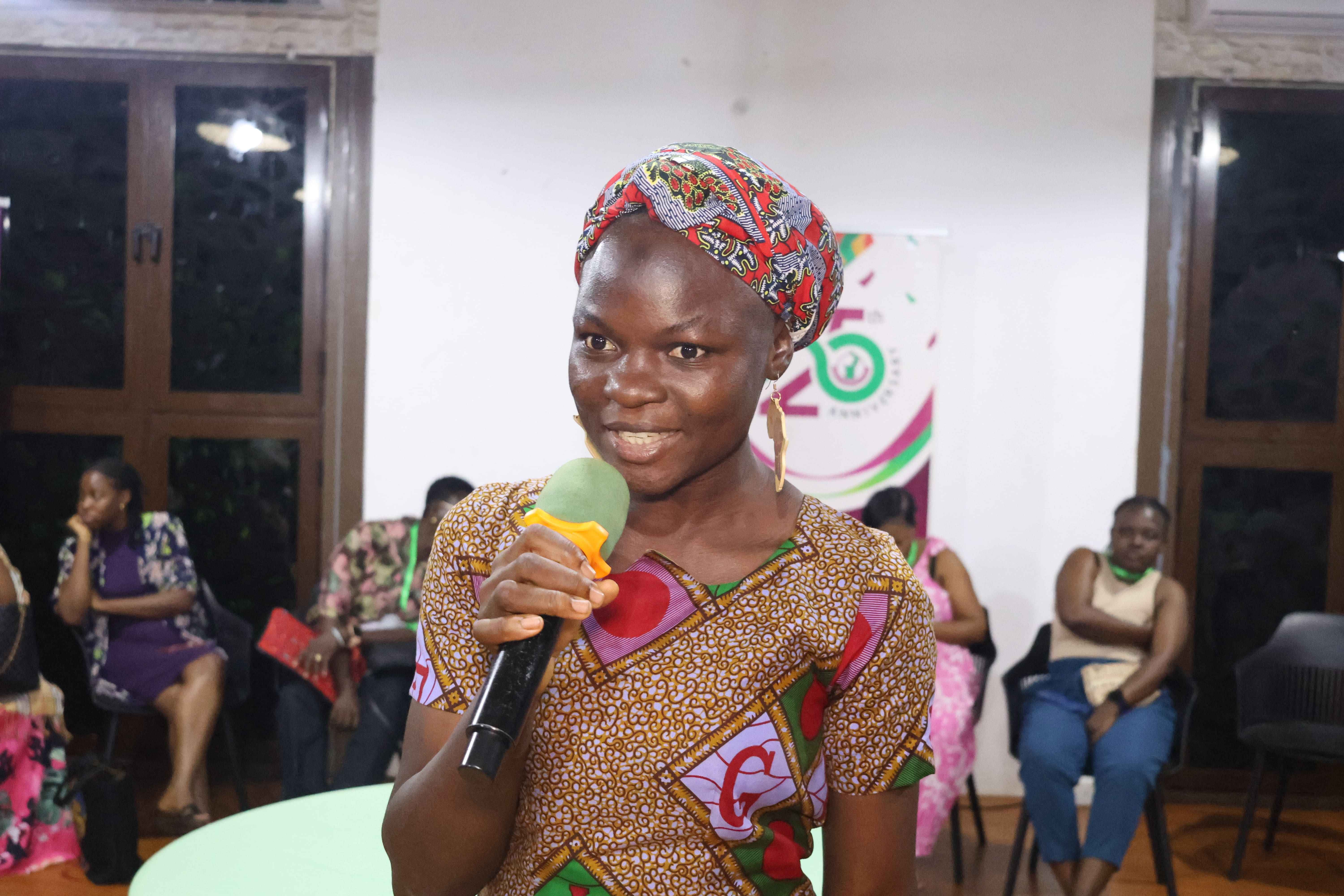 Fareeda Amankwa speaking