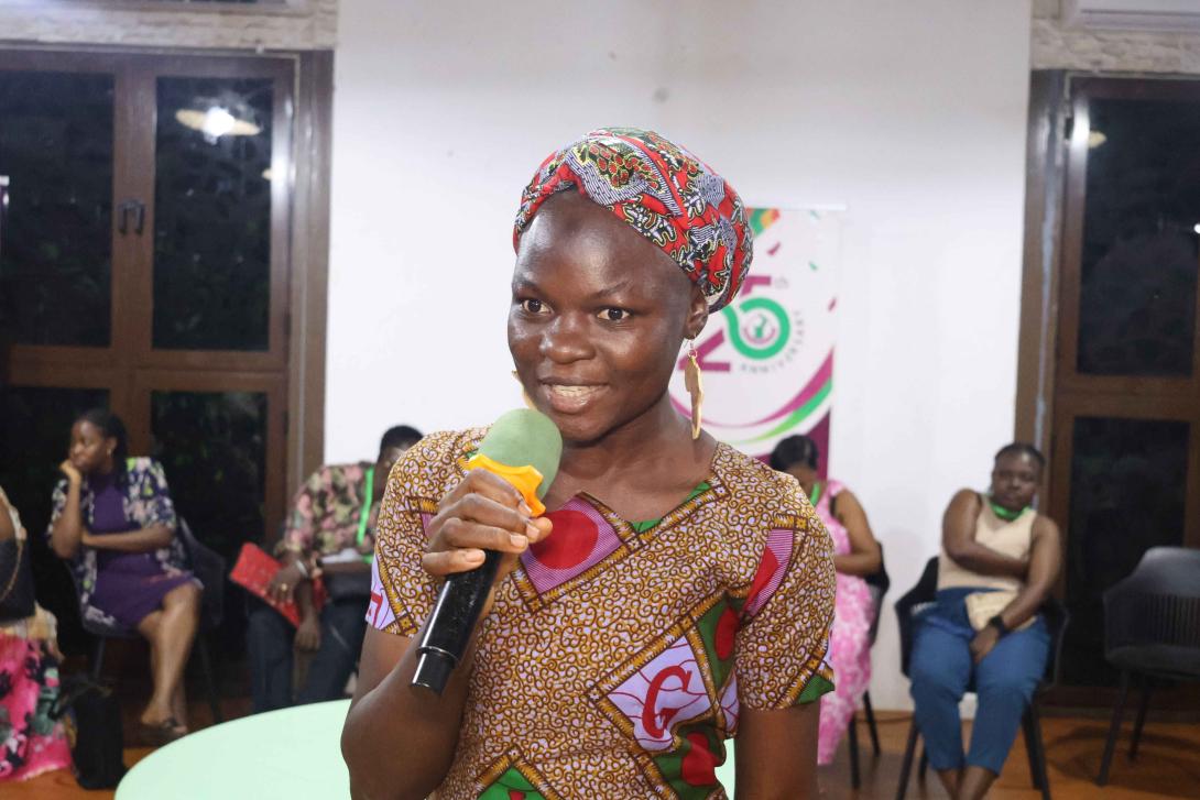 Fareeda Amankwa speaking