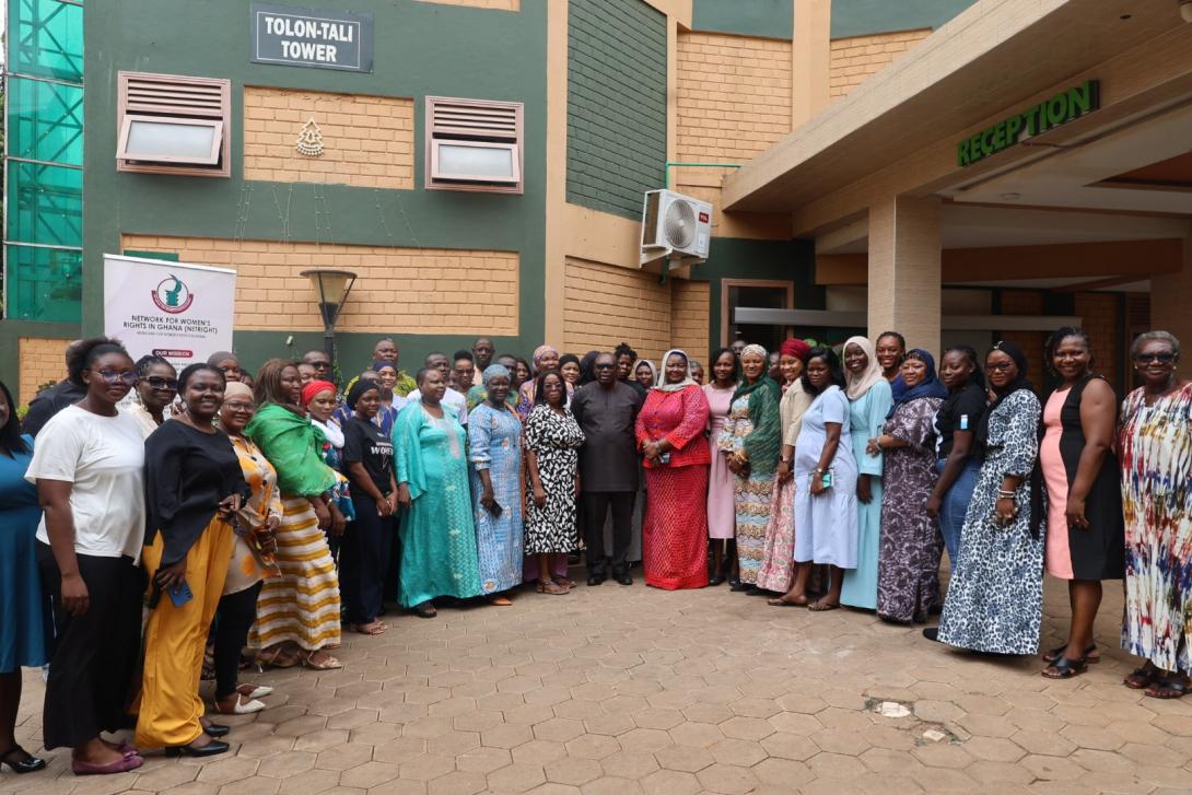 group photo from training